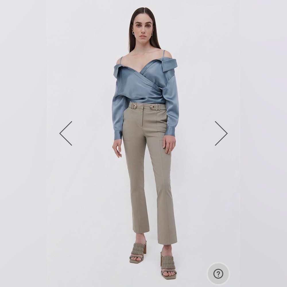 Jonathan Simkhai Brooks Crop Flare Pant